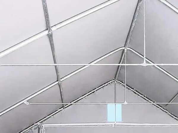 Mobilní skladová hala 8x12 m - šedá barva Šedá