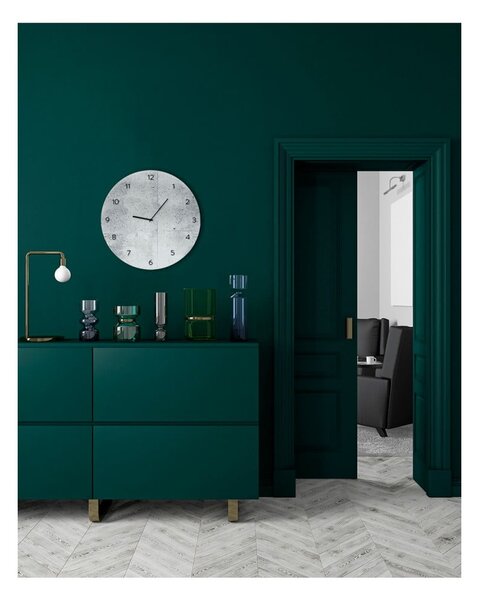 Nástěnné hodiny Styler Glassclock Wall, ⌀ 30 cm