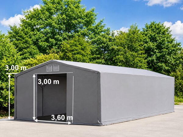 Mobilní skladová hala 8x12 m - šedá barva Šedá