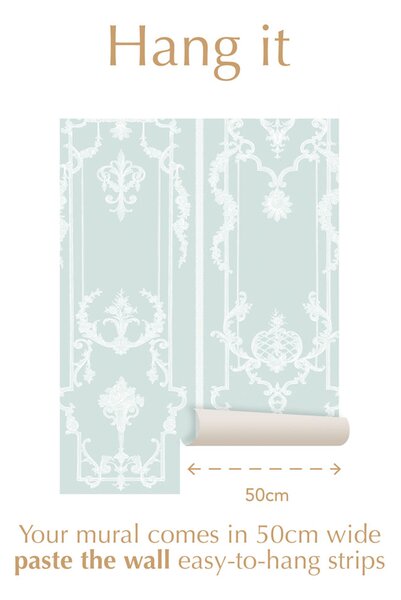 Vliesová obrazová tapeta na zeď, zámecká, ornamenty, 127528FXST, Shabby Chic by Rachel Ashwell