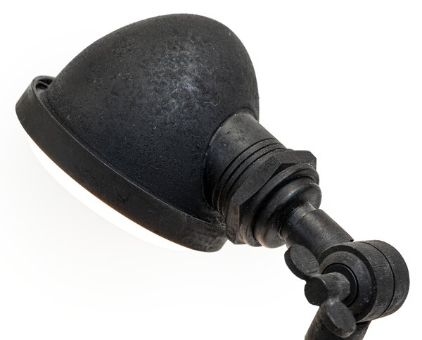 Industriální stolní lampa ANAKIN Barva: stříbrná