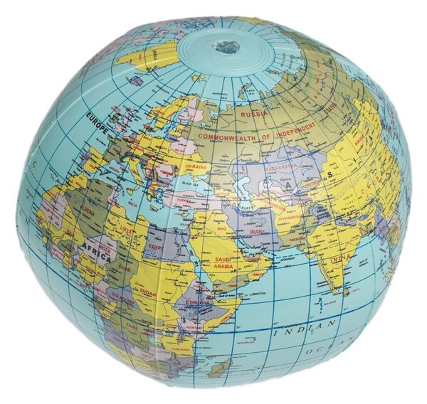 Nafukovací globus Rex London World Map