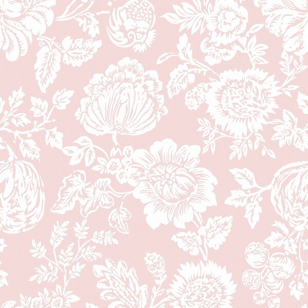 Vliesová tapeta na zeď, růžová, květiny, 125140, Shabby Chic by Rachel Ashwell