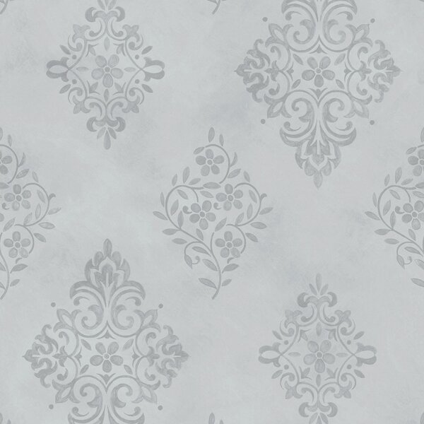 Vliesová tapeta na zeď, modrá, zámecká, ornamenty, 125137, Shabby Chic by Rachel Ashwell