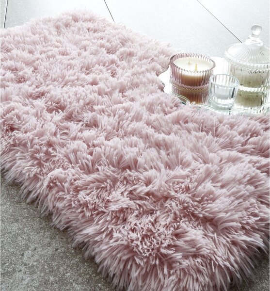 Růžová koupelnová předložka 50x80 cm Cuddly – Catherine Lansfield