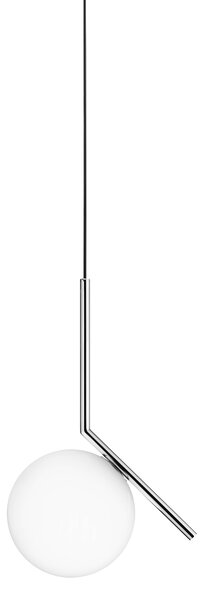 Flos F3175057 IC Lights S1, designové závěsné svítidlo, 1x60W E14, chrom, Ø 20cm
