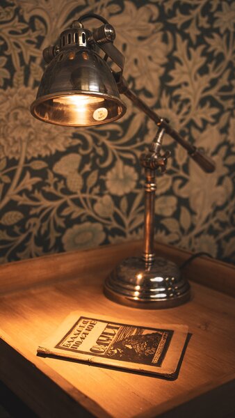 Stolní lampa OLIVIER Barva: spálená černá