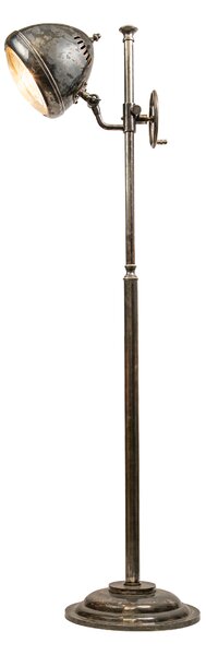 Rustikální stojací lampa CORLEONE Barva: spálená černá
