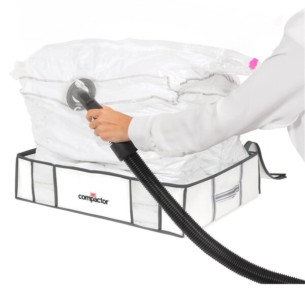 Vakuový vyztužený látkový úložný box na oblečení 65x50x15,5 cm Life – Compactor