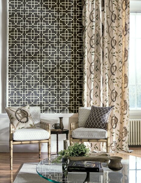 Sanderson Hampton Trellis Odstín tapety: Linen