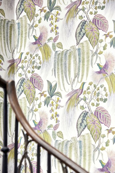 Sanderson Bird of paradise Odstín tapety: Linen