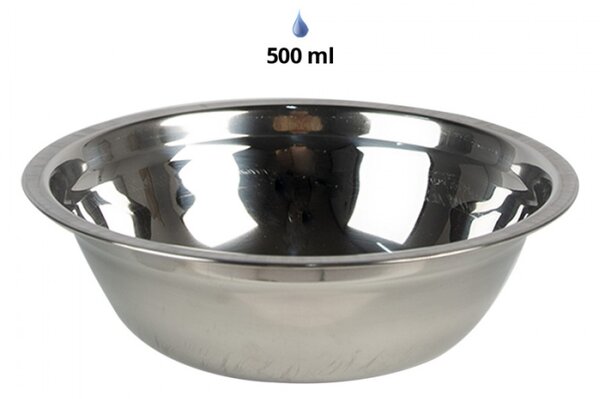 Dvojitá miska pro psy a kočky se zlatým kovovým podstavcem – 2x500 ml