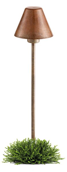 Il Fanale 261.10.OR Fiordo, stojanové svítidlo z mosazi a mědi, 1x48W G9, výška 67cm, IP54
