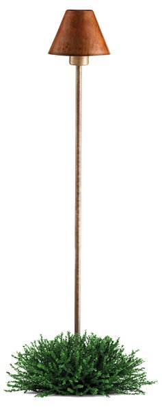 Il Fanale 261.12.OR Fiordo, stojanové svítidlo z mosazi a mědi, 1x48W G9, výška 116cm, IP54