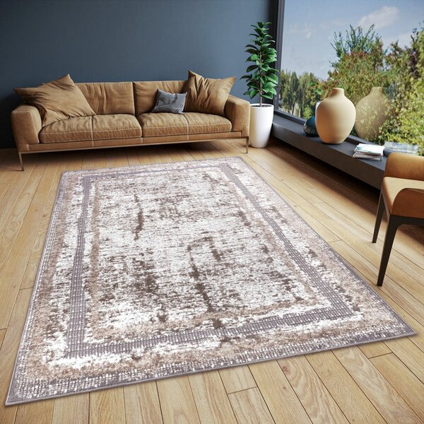 Koberec v béžovo-stříbrné barvě 57x90 cm Shine Classic – Hanse Home