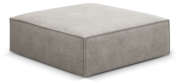 Světle šedá žinylková podnožka Vanda – Mazzini Sofas