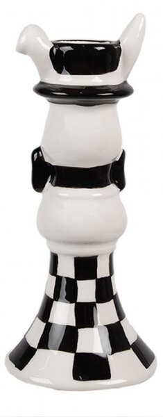 Keramický svícen ve tvaru zajíce – 17 cm