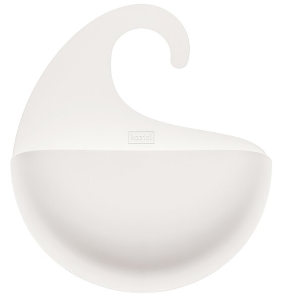 Koziol Koupelnový závěsný box Surf XL bílá, 8,1 x 27 x 31,5 cm