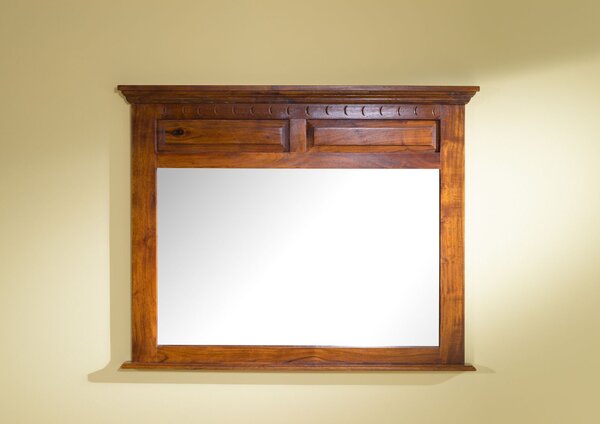 CAMBRIDGE HONEY Zrcadlo 110x87 cm, akácie