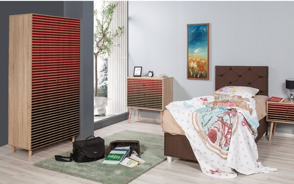 ASIR Šatní skříň STILL STRIPE dub sonoma