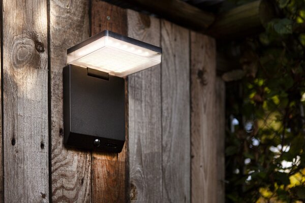 Lutec 6943101012 Moze LED Nástěnné venkovní světlo | Teplá bílá | Černá | 8W