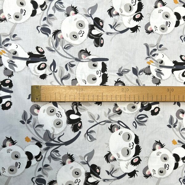 Ervi Bavlněná látka/plátno š.240cm Panda - 26188-3 metráž