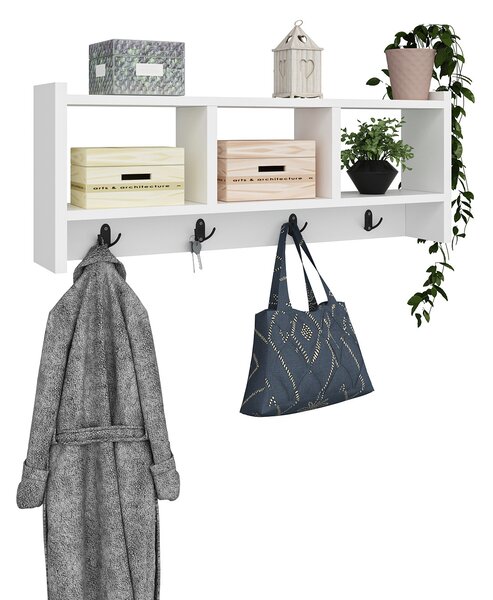 Hanah Home Věšák STAR bílá - Doprodej