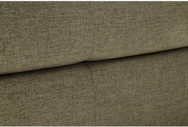 Zelená čalouněná dvoulůžková postel s úložným prostorem s roštem 180x200 cm Lotte – Meise Möbel