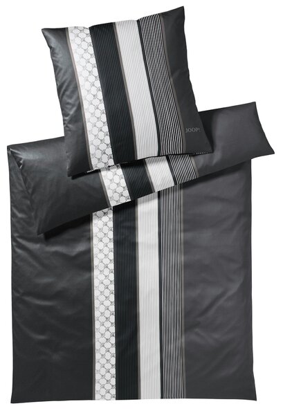 POVLEČENÍ, makosatén, černá, bílá, 155/220 cm Joop! - Online Only povlečení, Online Only