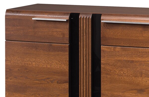 Szynaka Komoda Porti 45 160 cm z masivu dub antický