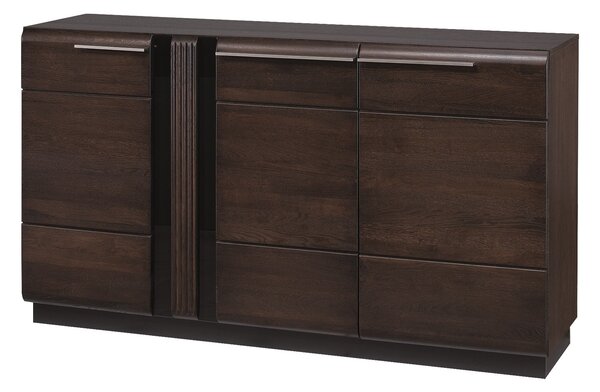 Szynaka Komoda Porti 45 160 cm z masivu dub čokoládový
