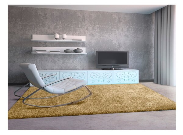 Hnědý koberec Universal Aqua Liso, 57 x 110 cm