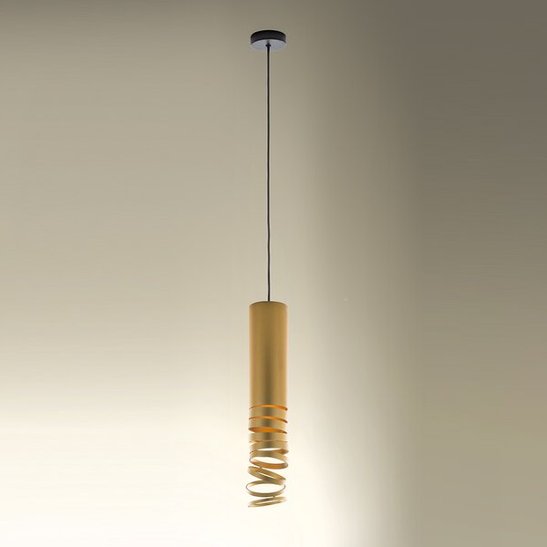 Artemide DOI4600A02 Decomposé Light, zlaté závěsné svítidlo, 1x8W E27, výška 60cm