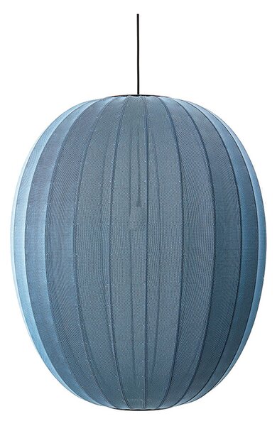 Made By Hand - Knit-Wit 65 High Oval Závěsné Světlo Blue Stone - Lampemesteren