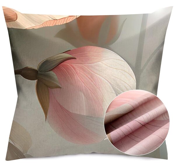 SATÉNOVÝ POVLAK NA POLŠTÁŘ SATYNLOVE PREMIUM 40X40 CM KVĚTY