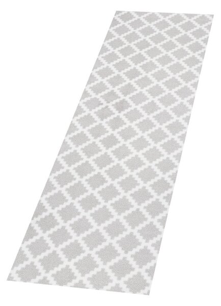 Světle šedý běhoun Zala Living Elegance, 50 x 150 cm