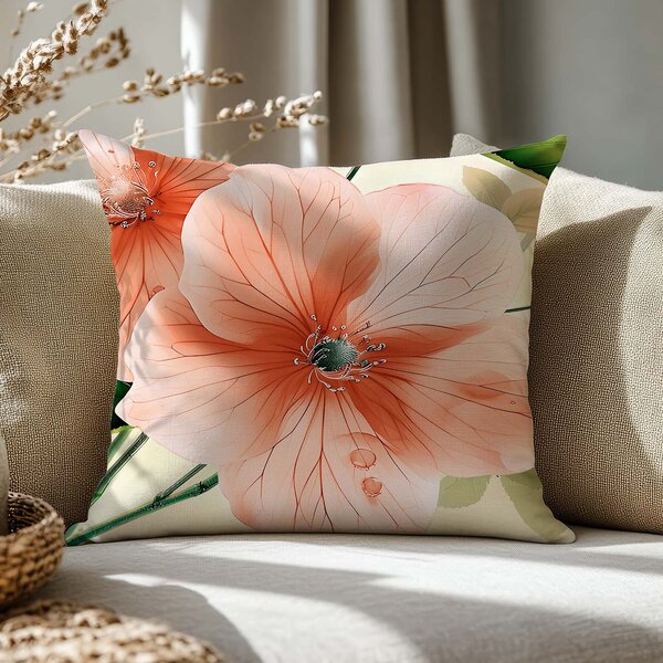 SATÉNOVÝ POVLAK NA POLŠTÁŘ SATYNLOVE PREMIUM 40X40 CM KVĚTY