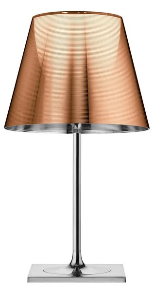 Flos F6303046 KTribe T2, designová stolní lampa se stmívačem, 1x105W E27, aluminizovaná bronzová, výška 69cm