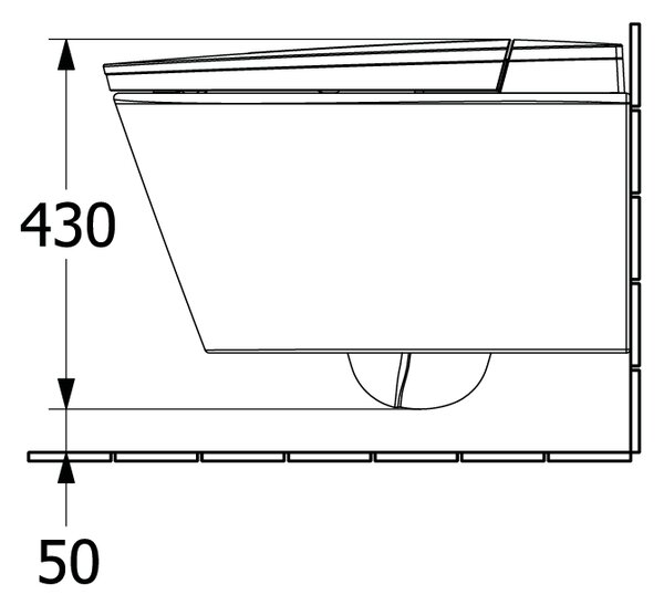 Villeroy & Boch Tivo - Sprchová toaleta 609x400 mm, alpská bílá V22EM101