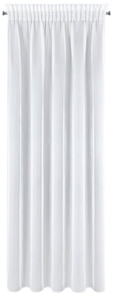 ZÁCLONA NA PÁSCE MIREA 140X270 CM BÍLÁ