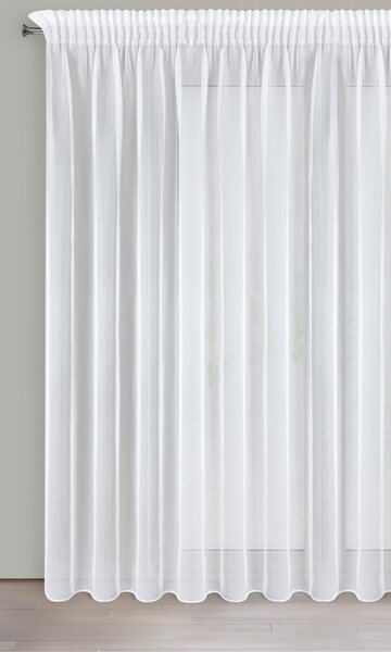 ZÁCLONA NA PÁSCE MIREA 350X270 CM BÍLÁ