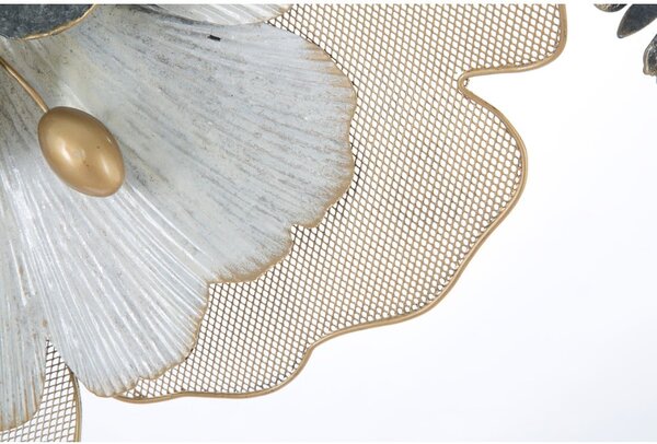 Nástěnná kovová dekorace Mauro Ferretti Flowery, 119 x 60 cm