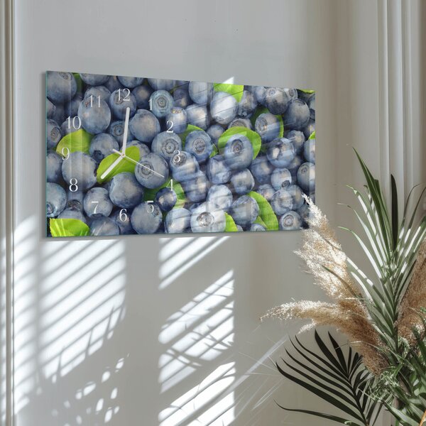 Skleněné hodiny horizontální Bobule zsppb-60x30-00295252