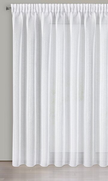 ZÁCLONA NA PÁSCE LENA 350X270 CM BÍLÁ
