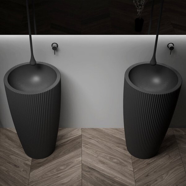 Volně stojící umyvadlo TWZ316 - minerální odlitek - 50 x 50 x 90 - možnost volby barvy