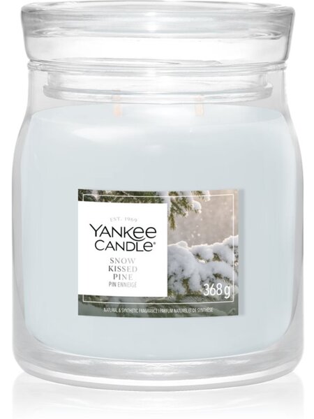 Yankee Candle Snow Kissed Pine vonná svíčka 368 g