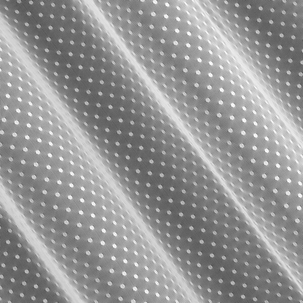 ZÁCLONA NA KROUŽCÍCH JULITA 140X250 CM BÍLÁ