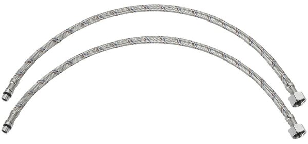 Flexibilní připojovací hadice M10x3/8" - chrom - 50 cm - 2ks