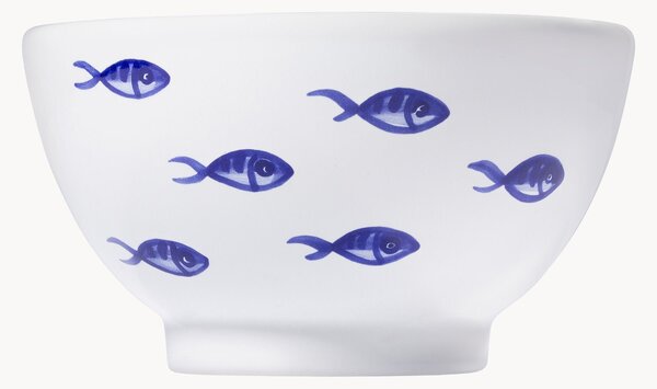 Ručně vyrobená miska Blauer Fischschwarm