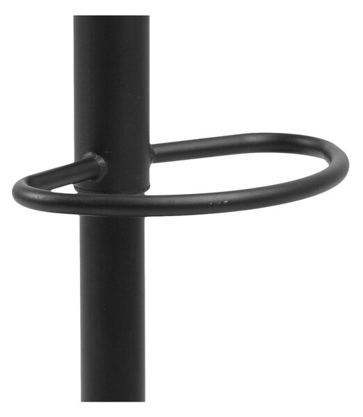 Zelená čalouněná barová stolička s nastavitelnou výškou (výška sedáku 62 cm) Finch – Actona